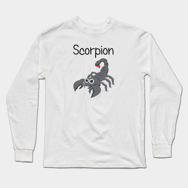 Scary Scorpion Long Sleeve T-Shirt by EclecticWarrior101